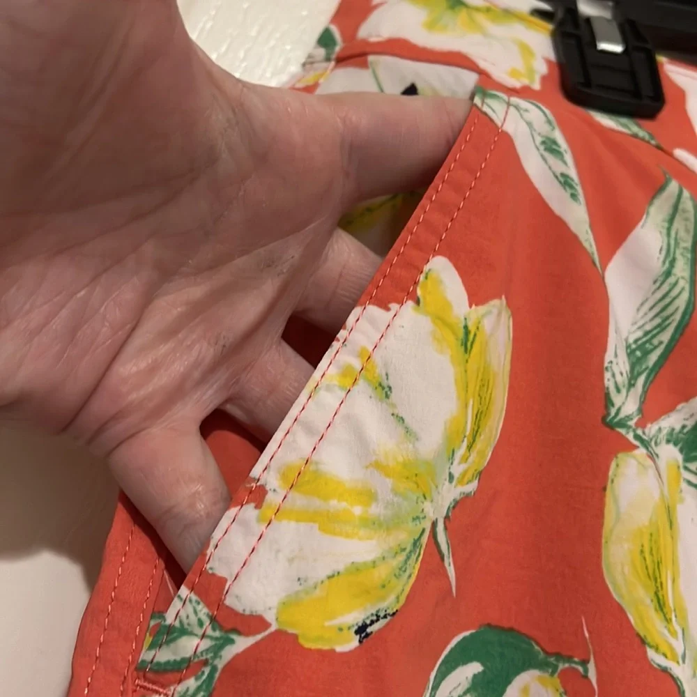 NWT J Crew 7'' stretch breaker board short in floral print